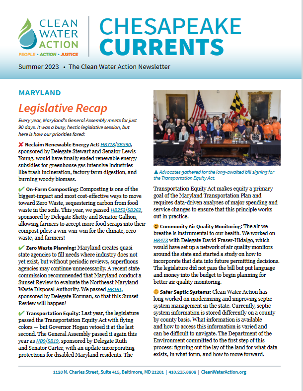 Chesapeake | Summer 2023 Currents