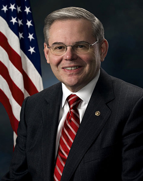 Senator Menendez (D-NJ) - Courtesy of his office Senator Menendez (D-NJ) - Courtesy of his office