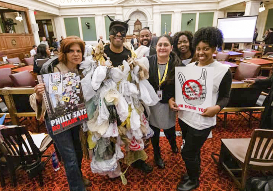 Bag Ban supporters Bag Ban supporters