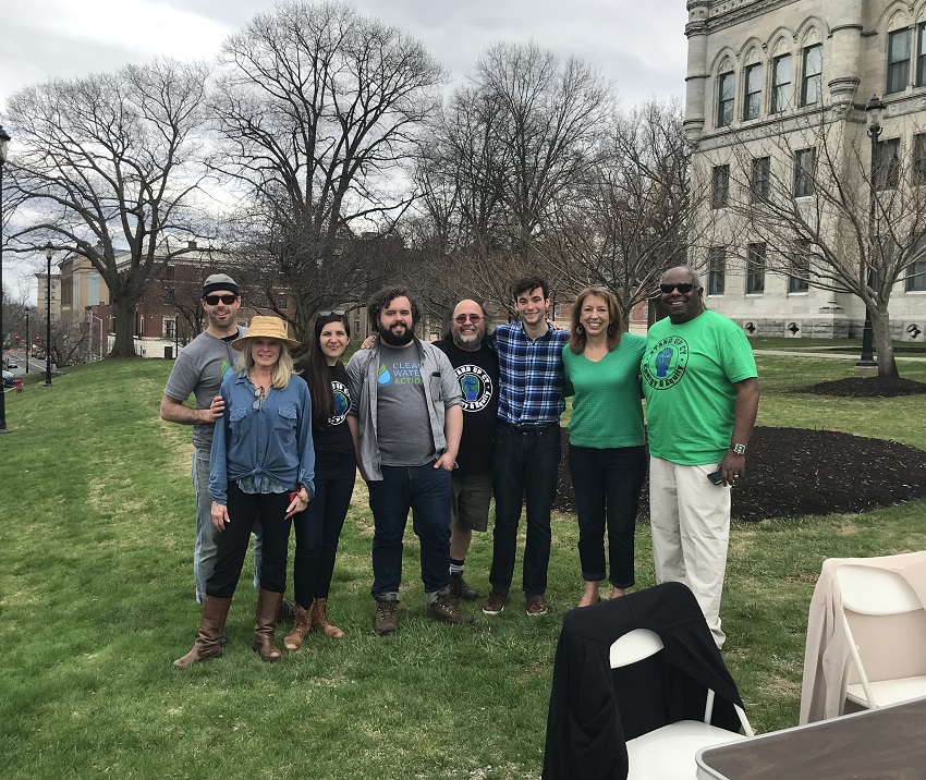 The Clean Water Action Connecticut team at a Hartford rally to protect the energy efficiency funds The Clean Water Action Connecticut team at a Hartford rally to protect the energy efficiency funds