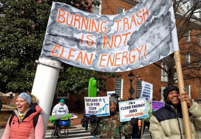 Incinerator Protest