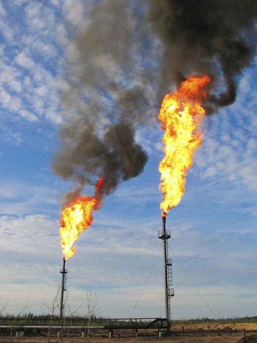 Methane flares