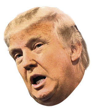Trump's head Trump's head