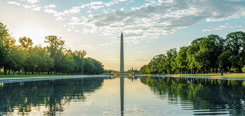 Washington Monument abd Reflecting Pool Washington Monument abd Reflecting Pool