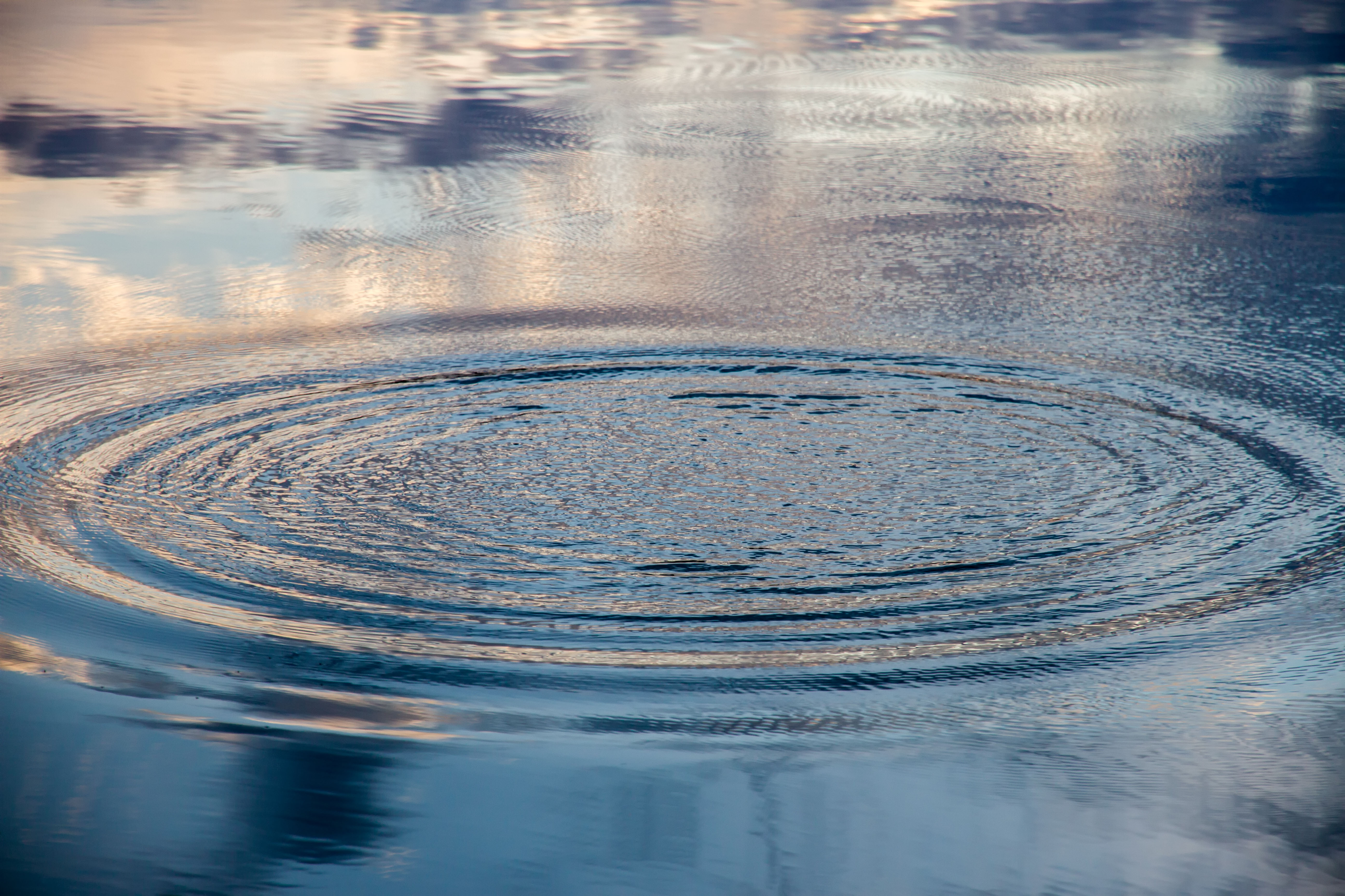 Ripples on the surface of the water. Credit: 2xWilfinger / Shutterstock Ripples on the surface of the water. Credit: 2xWilfinger / Shutterstock