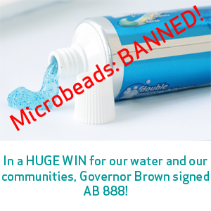 Microbeads banned! Microbeads banned!