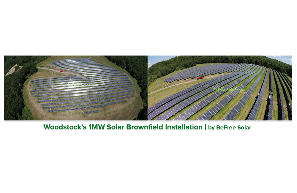 Woodstock CT solar installation. Courtesy of BeFree Solar Woodstock CT solar installation. Courtesy of BeFree Solar