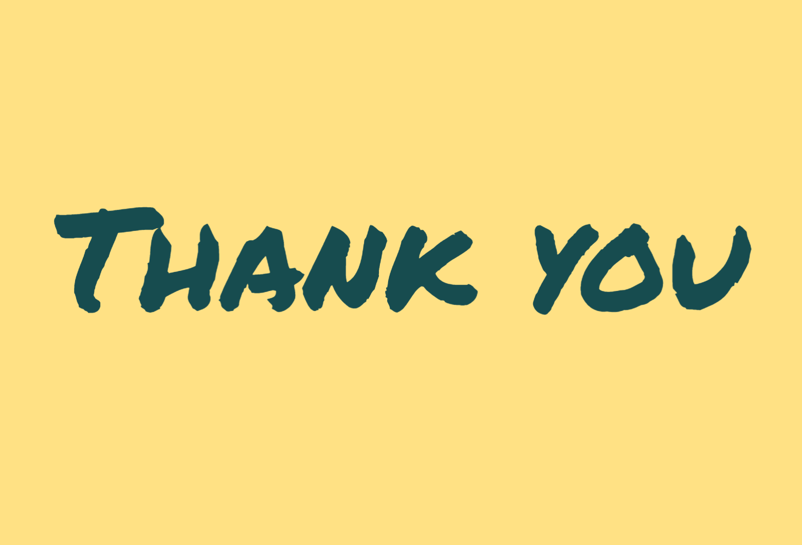 Thank you Thank you