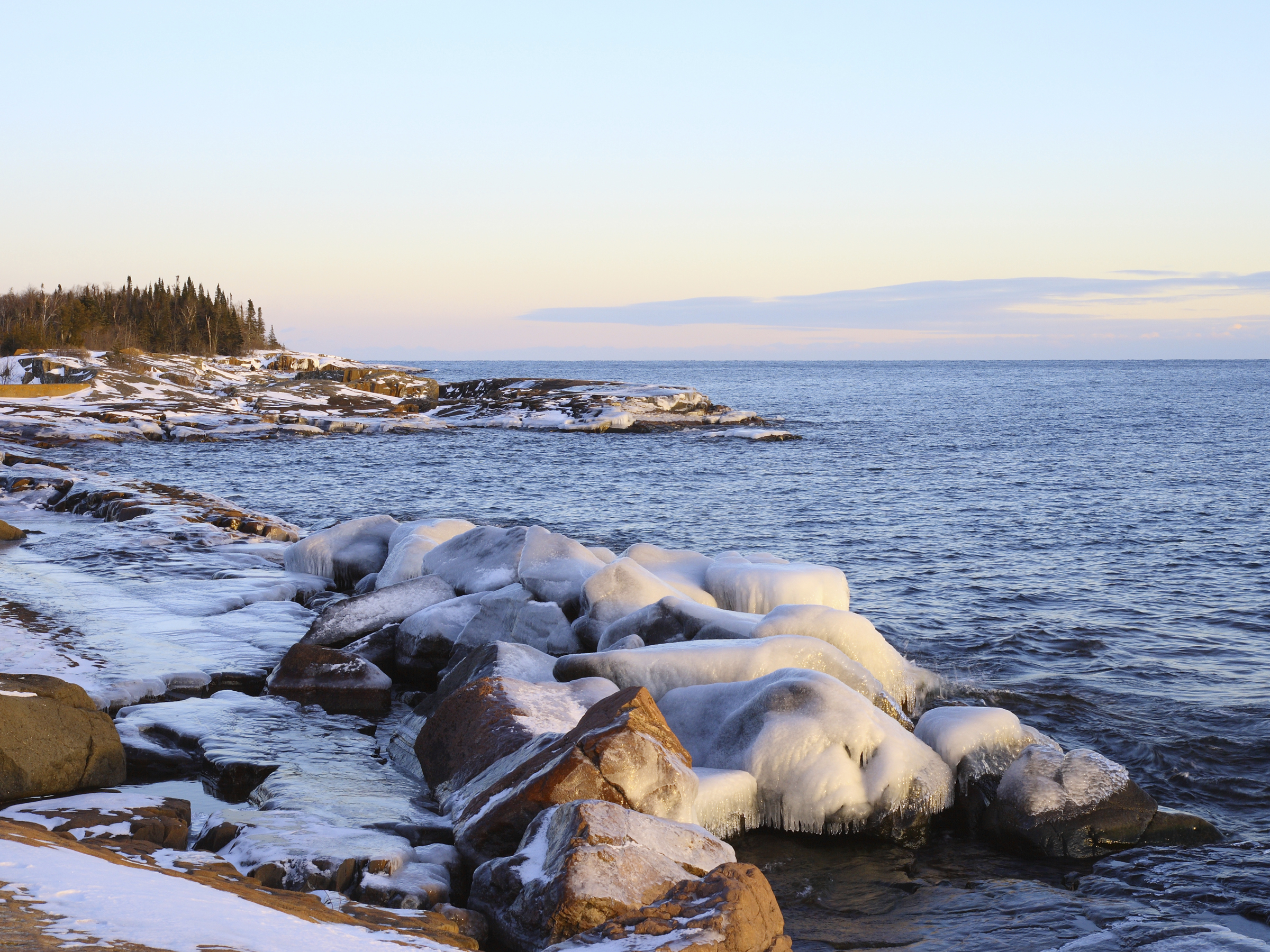 Lake Superior in the Winter Lake Superior in the Winter