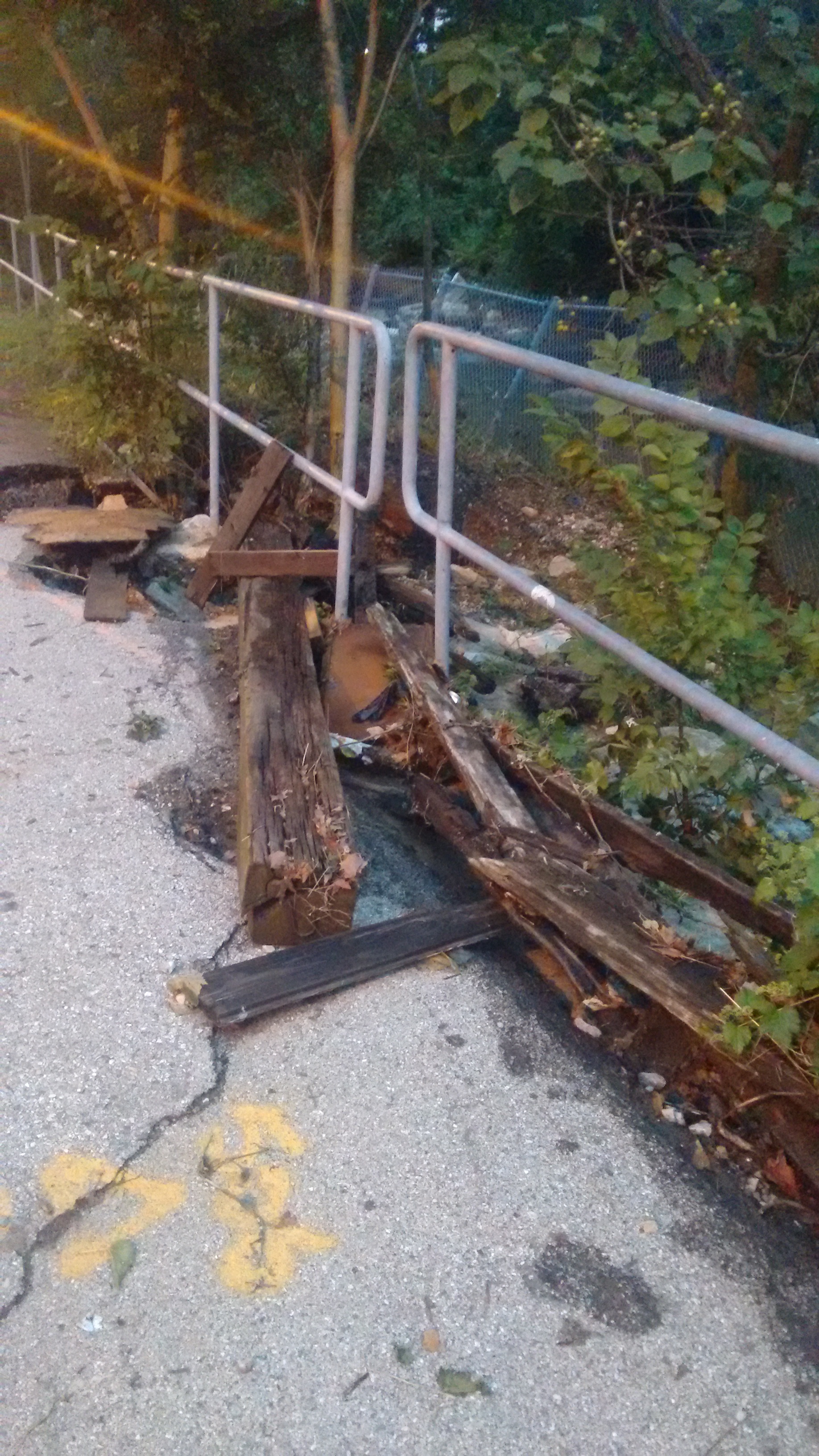 Debris in Maryland Photo by Jennifer Kunze Debris in Maryland Photo by Jennifer Kunze