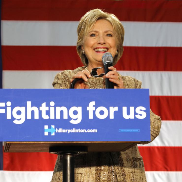 Hillary CLinton for President. Credit: Joseph Sohm / Shutterstock.com Hillary CLinton for President. Credit: Joseph Sohm / Shutterstock.com