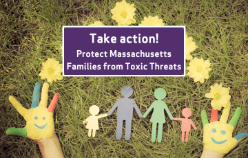 Graphic design of MA action alert for their new 2025 legislative action