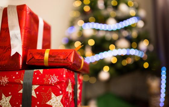 wrapped presents